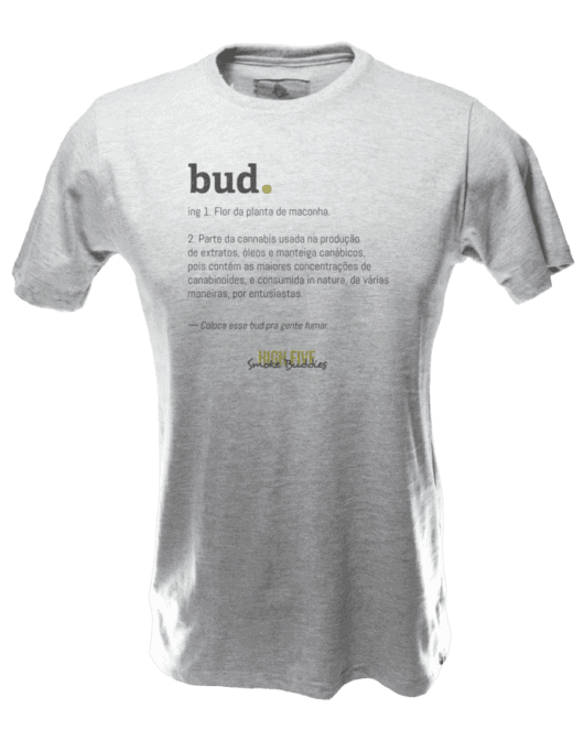 Camiseta Dicionário BUD - Cinza - Frente