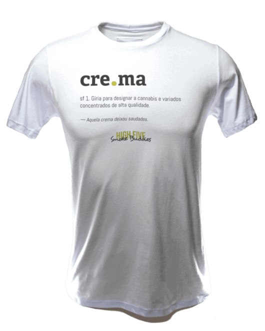 Camiseta Dicionário Crema - Branca - Frente
