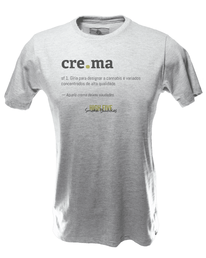 Camiseta Dicionário Crema - Cinza - Frente