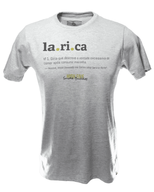 Camiseta Dicionário LARICA - Cinza - Frente