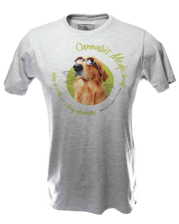 Camiseta Salvando todos os tipos de vidas "Cachorro" - Cinza - Frente