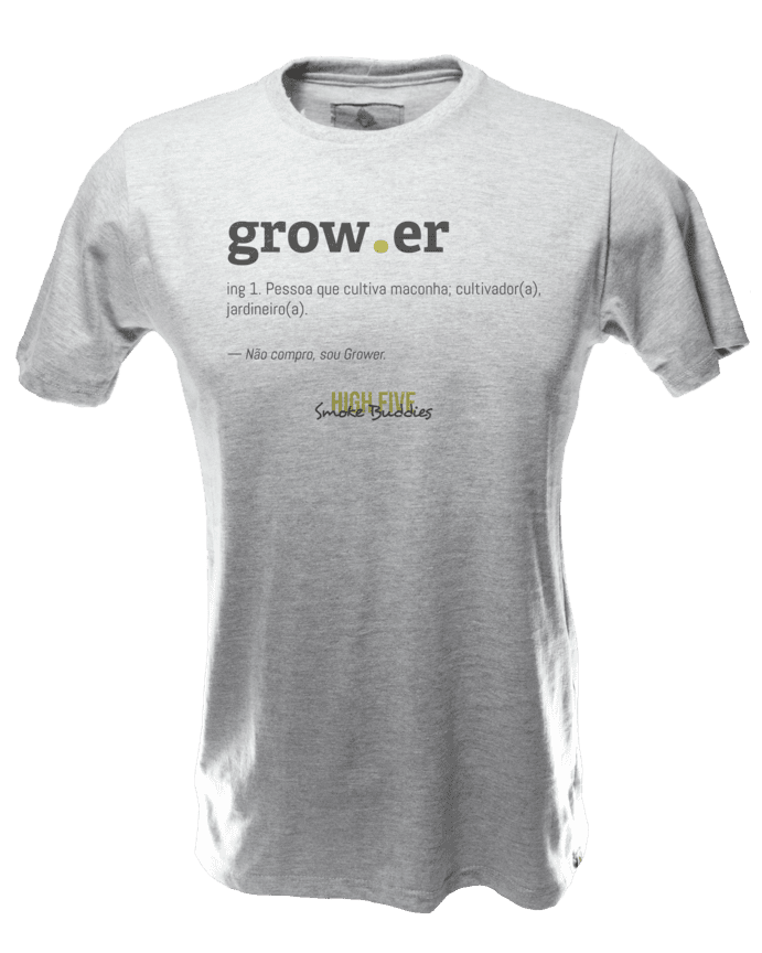 Camiseta Dicionário GROWER - Cinza - Frente