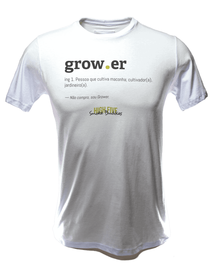Camiseta Dicionário GROWER - Branca - Frente