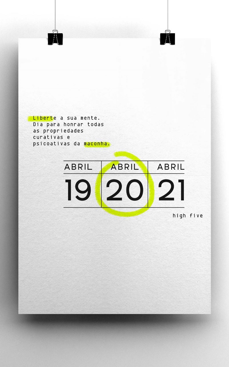 Pôster Maconha – 420 Calendário